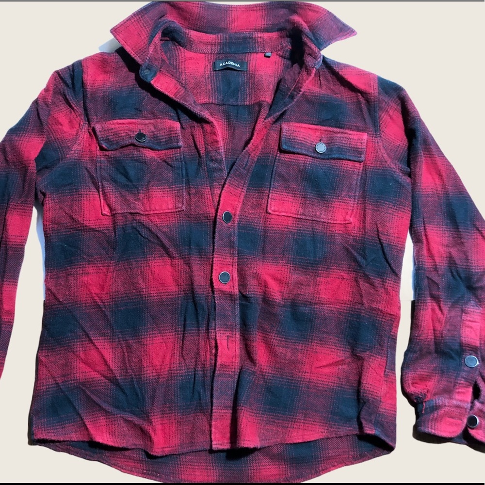 ✨ ACADEMIA FLANNEL SHIRT (M)